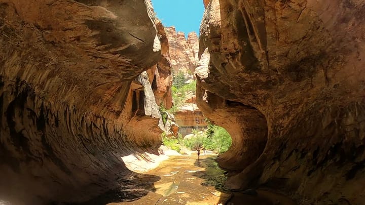 Hiking Zion's Subway
